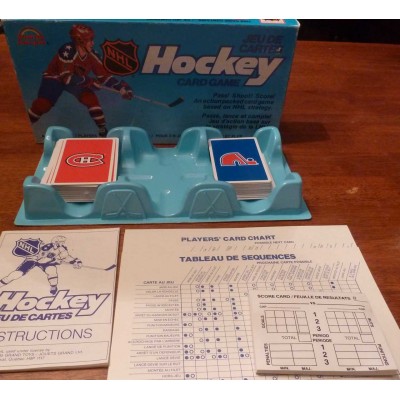 Jeu de cartes HOCKEY Montreal Canadiens vs Nordiques Quebec 1985